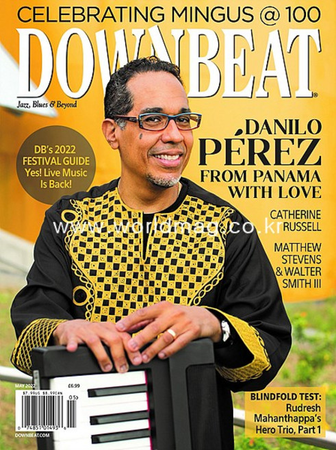 10위 - Downbeat Usa 2022년5월호 (대표적인 재즈잡지 Danilo Perez 다닐로 페레즈) - 당일발