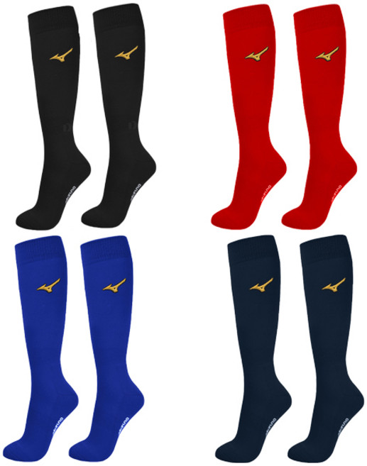 미즈노 야구양말 (25~27cm) 2109 2162 2114 2127, 검정, 1개