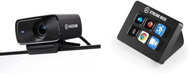 Elgato 페이스캠 MK.2 + 스트림 덱 미니 세트 Mac/PC 호환, 단일구성