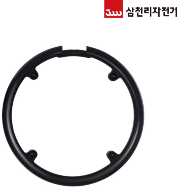 삼천리 자전거 4구 고정형 크랭크 커버 42T 기어커버 나사포함, 1세트, 블랙