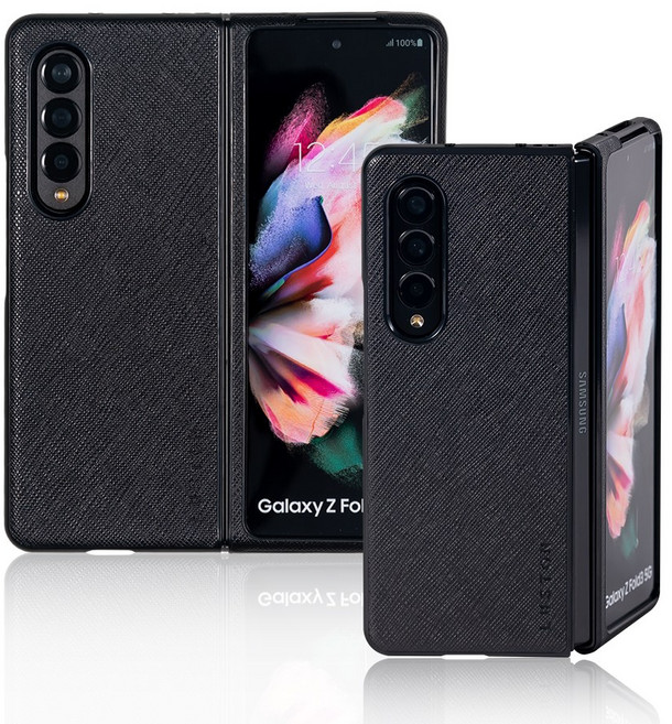 루스톤 삼성 갤럭시 Z폴드3 2 가죽 핸드폰케이스