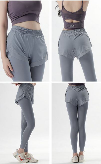 여자 반바지레깅스 운동 쫄바지 투인원 레깅스 바지 헬스 요가복레깅스