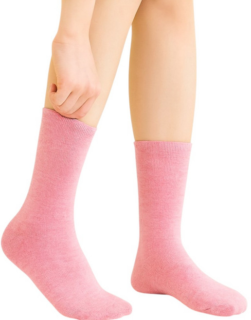 몰앤모어 여성 여성용 학생 패션 양말 스포츠 운동 무지 베이직 면 양말 5종세트