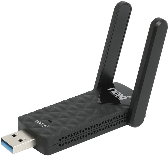 Wi-Fi6 USB 3.0 무선랜카드 5G 2.4G AX1800 듀얼밴드 노트북 PC NX1318, 1개