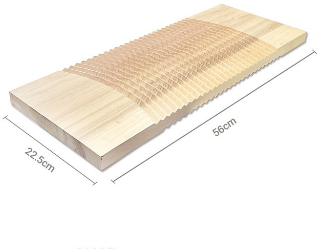 22.5 x 56cm 나무 빨래판 ( 애벌 양말 속옷 손빨래 전통 손세탁 다용도 원목 발지압 세탁용품 전통체험 민속용품 )