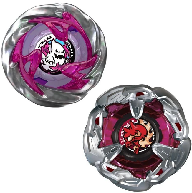 해외 Bey Blade Beyblade X Circle Ghost 0-80GB UX & Chain Incendio 5-60HT BX Takara Tomy 듀얼 팩 세트 오른쪽 - 쿠팡
