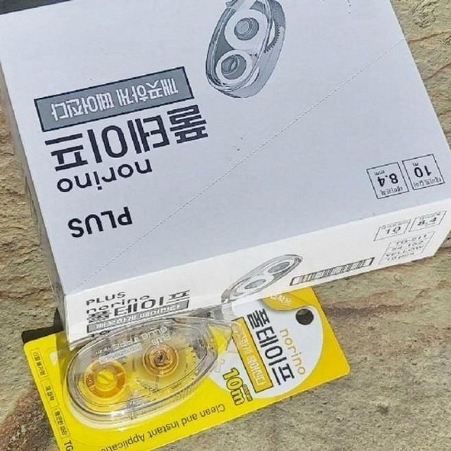 플러스 딱풀대용 풀/글루/양면테이프-재점착 10개입, 1개, 1g