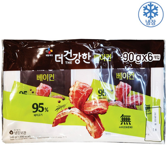 트레이더스 CJ 더건강한 베이컨 90G X 6