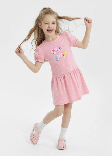 백화점 출고 캐치티니핑 여아용 하츄핑친구들 쿨터치 5부 원피스 1