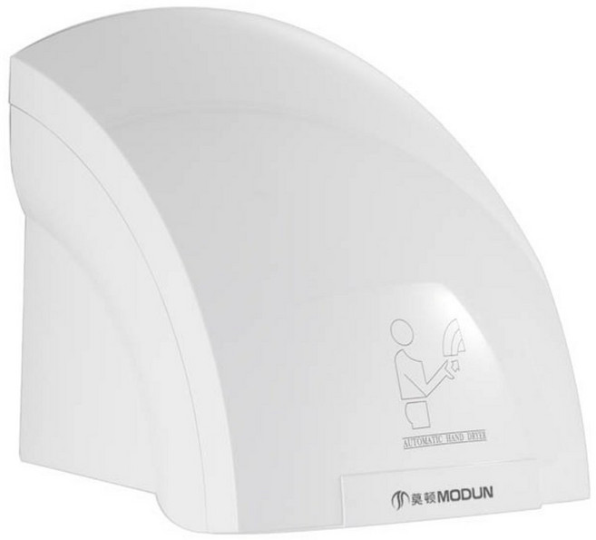 저소음 초고속 핸드드라이어 손건조기 드라이기 벽걸이형 화장실 업소용 가정용 방수 강풍, 화이트 열풍 전용