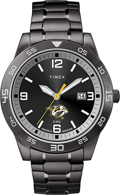Timex NHL 남성용 42mm Acclaim 시계 Anaheim Ducks 모던., 내쉬빌 프레데터