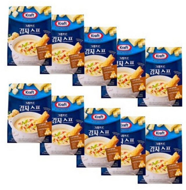 삼립 크래프트 감자스프 198g 치즈스프 시리즈, 10개