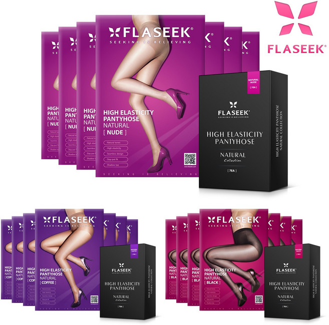 플레시크 고탄력 팬티스타킹 내추럴 타입 / 자연스러운 컬러 + 하이퀄리티 + 셋트구성*