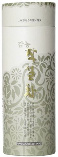 한국차 작설 녹차 감농 10개입 Hankook Tea Jaksul Green Tea Gamnong 10 Count, 1개, 1.5g