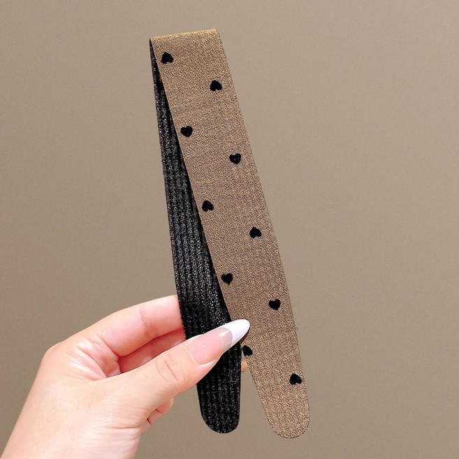 미즈코스 간편한 세안 잔머리 앞머리 정리 화장 찍찍이 머리카락 고정