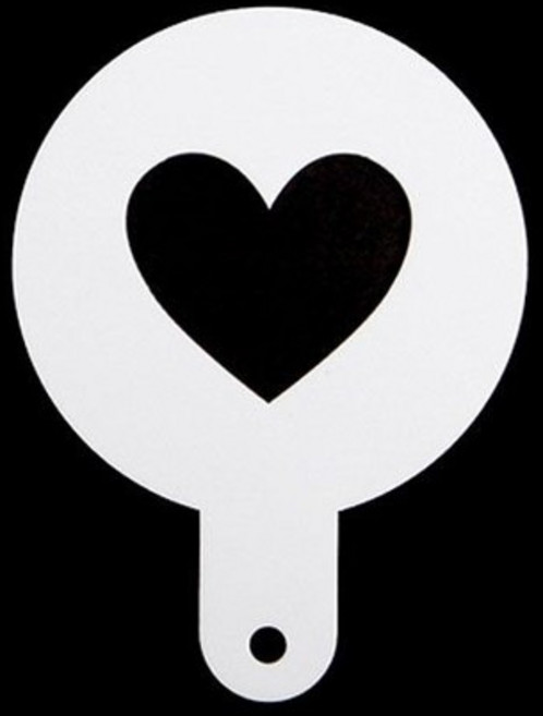 와인앤쿡 카페테리아 데코 도안 스텐실하트 1개