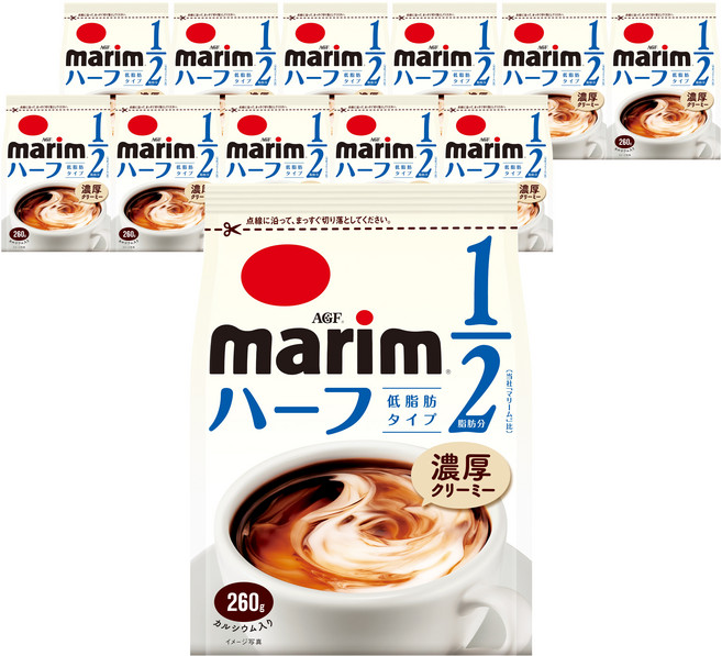 에이지에프맥심 마림 하프 저지방 타입 진한 크림, 260g, 12개, 1개입