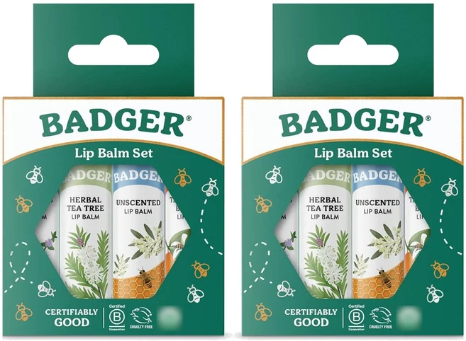 뱃저 클래식 립 밤 4.2g 4종 세트, 2개, Green Box - 쿠팡