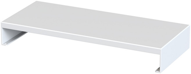 다용도 듀얼 모니터 받침대 메탈 중 화이트, DUM003