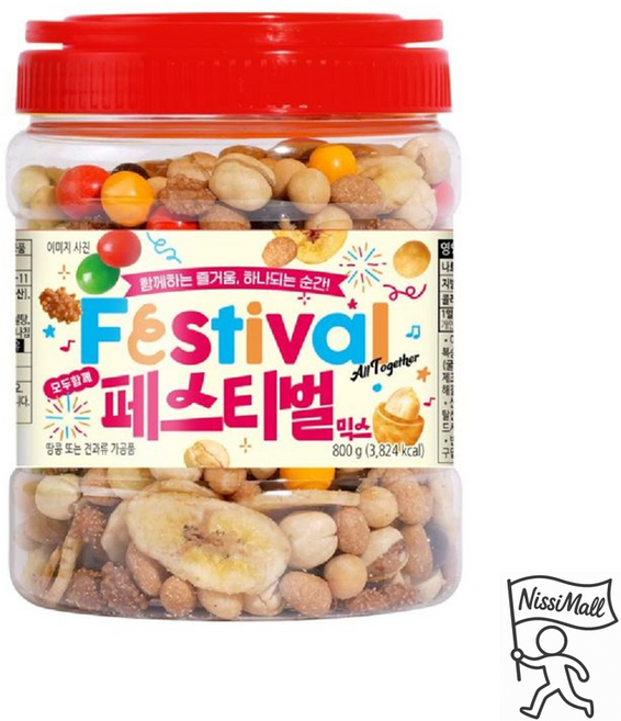 모두함께 페스티벌 믹스 800g, 1개