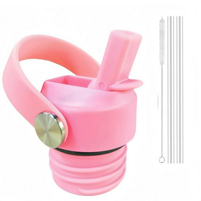 하이드로플라스크용 빨대 뚜껑 및 실리콘 부츠 Hydro Flask 45.9ml(18 21 24온스) 표준 입구용 빨대가 있는 뚜껑 HydroFlask용 리필용 스포츠 캡