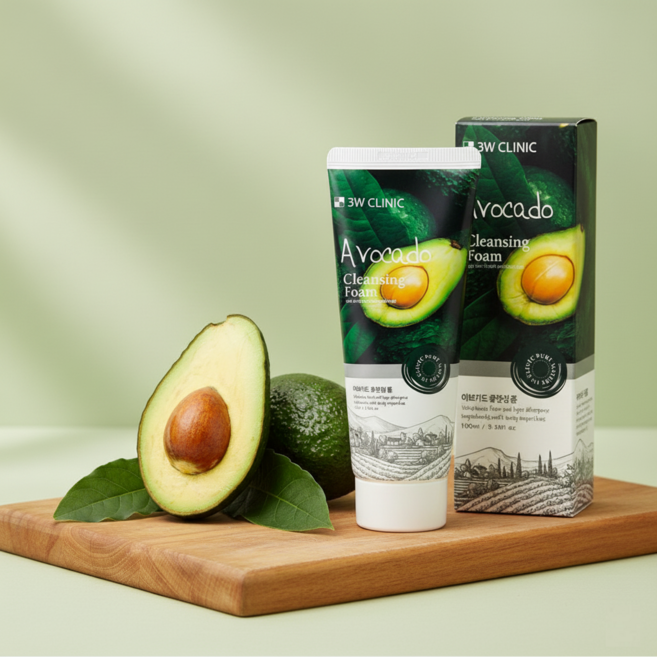 아보카도 클렌징 폼 100ml 보습 영양성분, 2개