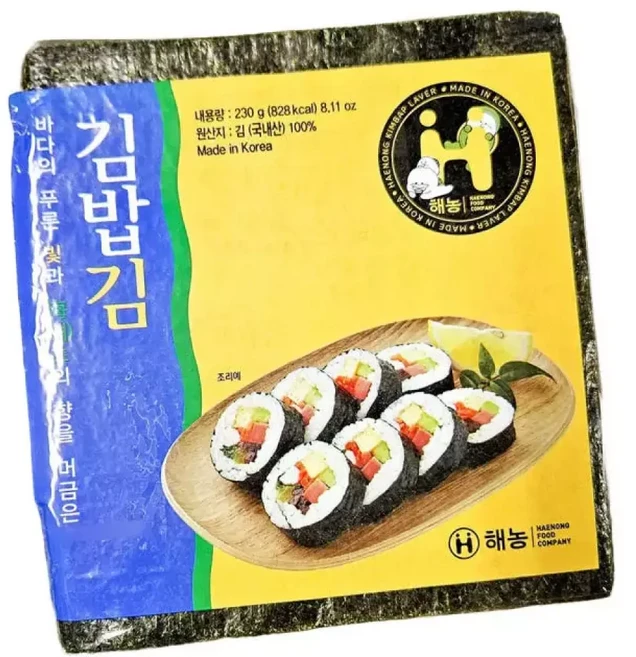 해농 골드 김밥김 100매 230g 10입, 1개, 1개
