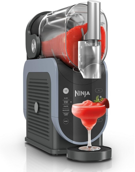 래피드칠 기술이 적용된 닌자 슬러시 전문 냉동 음료 제조업체 머신 5가지 프리셋 프로그램 마가리타 프라페 등 그레이 FS301C캐나다 버전, 닌자 블렌드 믹싱기 슬러시 머신 FS301, 1개