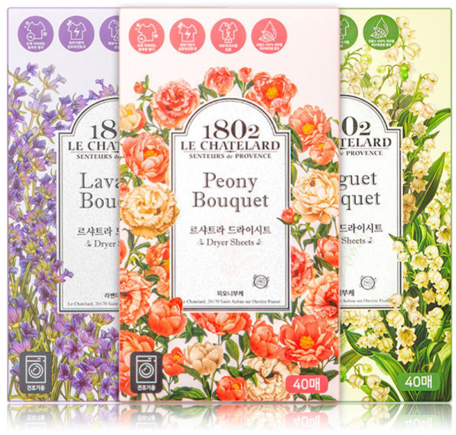 르샤트라 드라이시트 3종혼합 40매, 3개, 1매