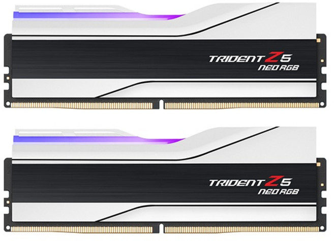 [G.SKILL] DDR5 PC5-48000 CL36 TRIDENT Z5 NEO RGB J 화이트 [32GB (16GB*2)] (6000), 1개
