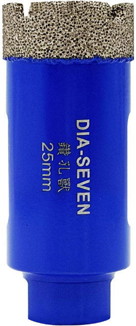 DIA-SEVEN 鑽石開孔鑽 25mm M10 砂輪機專用, 1個