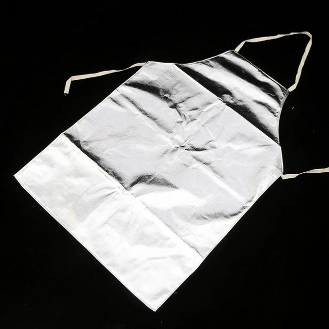 방열두건 호일 방열복 방염 방지 고온 작업복 렌즈, 프리 사이즈, F. 호일 앞치마(95x65cm), 1개