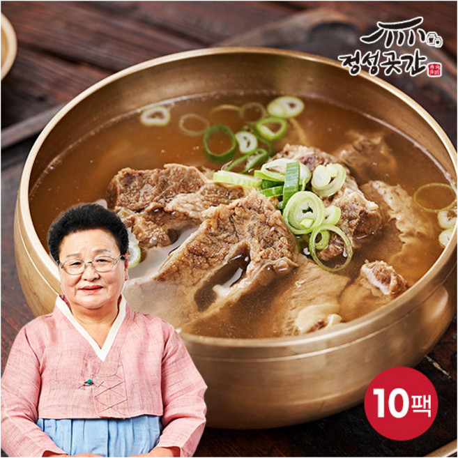 뼈없는 갈비탕 800gx10팩, 정성곳간 뼈없는 갈비탕 800gx10팩, 800g