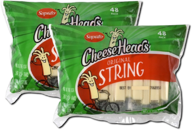 코스트코 사푸토 스트링 치즈 1.36kg * 2봉/ 96개입 (찢어먹는 치즈), 2개