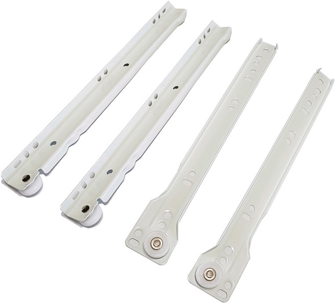 철레일 500 서랍레일 백색레일 가구 레일, 철레일500
