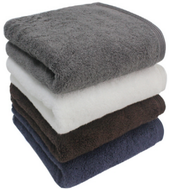 송월타월 195g 먼지없는 코마사 무지 호텔타올 가정용수건, 회색, 1개