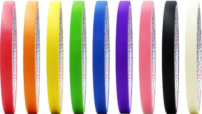 마스킹테이프 종이테이프 컬러 10mm x 10M, 1개, 검정