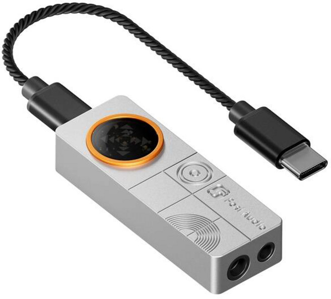 오디오셀렉터 변환 연결 광오디오 Fosi o DS3 DAC 앰프 휴대용 HIFI 헤드폰 XMOS XU316 DSD512 동글 dac 4.4mm 밸런스드/3.5mm 잭, DS3 Silver