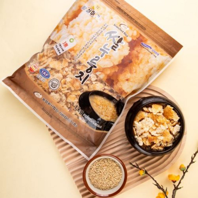 황실미가 국산쌀 누룽지 간편한 식사대용 HACCP인증, 1kg, 1개