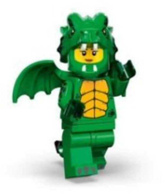 레고 71034 미니피규어 시즌23 녹색 드래곤 알바 (12번), 1