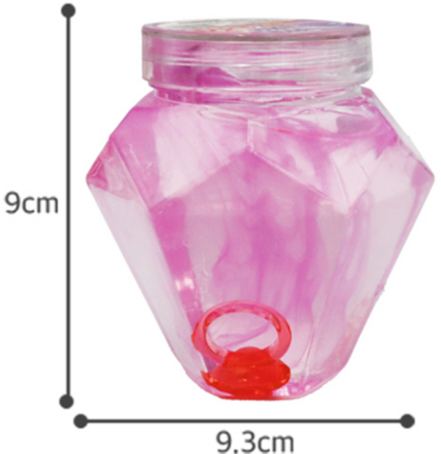 에코에듀 반지가 쏙 들어있는 슬라임 랜덤발송 친구추천, 2개