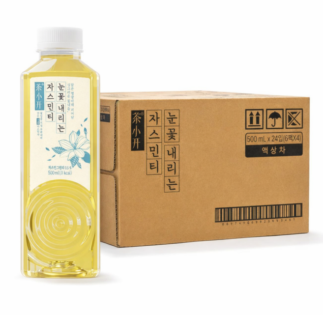 눈꽃내리는 자스민티, 24개, 1개입, 500ml