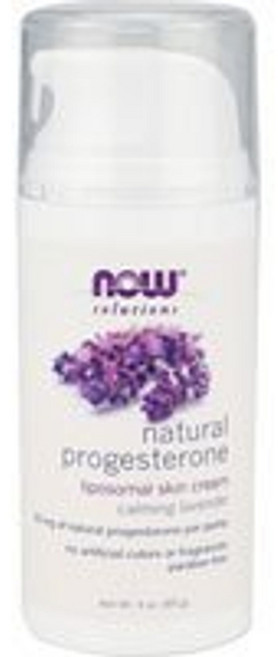 Now Foods 프로게스테론 크림 3온스 w 라벤더2팩 프로게스테론 황체호르몬 크림 여성 호르몬 크림