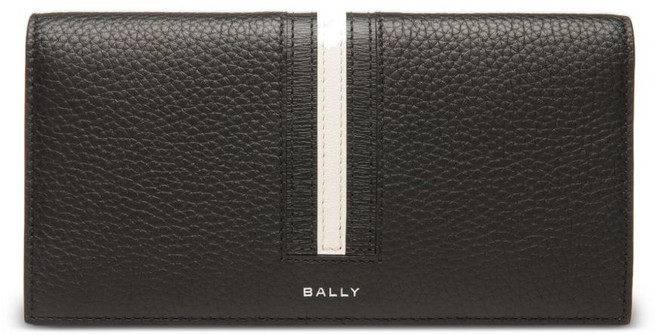 발리 리본 가죽 장지갑