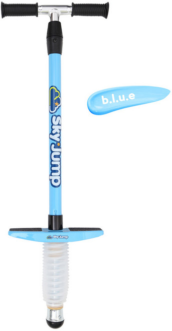 킹카스포츠 스카이점프 높이조절 3단계조절 어린이 스카이콩콩, 블루_8809828401004, 1개