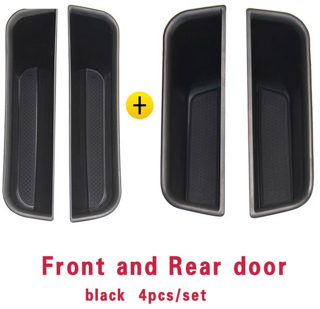 차량 컵홀더 보관함 메르세데스 ML320 트림 c292 350 GLS x166 트레이 GL450 GLE 팔걸이 도어 amg 350d 컨테이너 2012 W166 쿠페 주최자, 4pcs   black