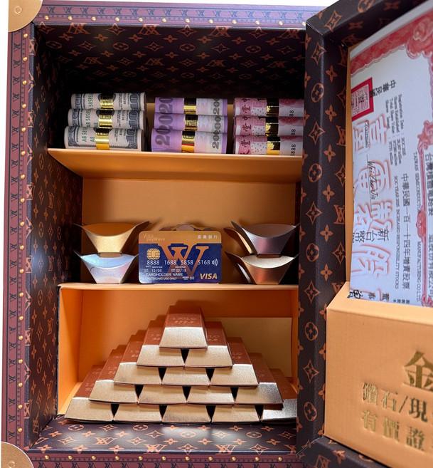 【初一十五】紙紮金庫 讓往生的祂錢包滿滿 財富自由, 1箱