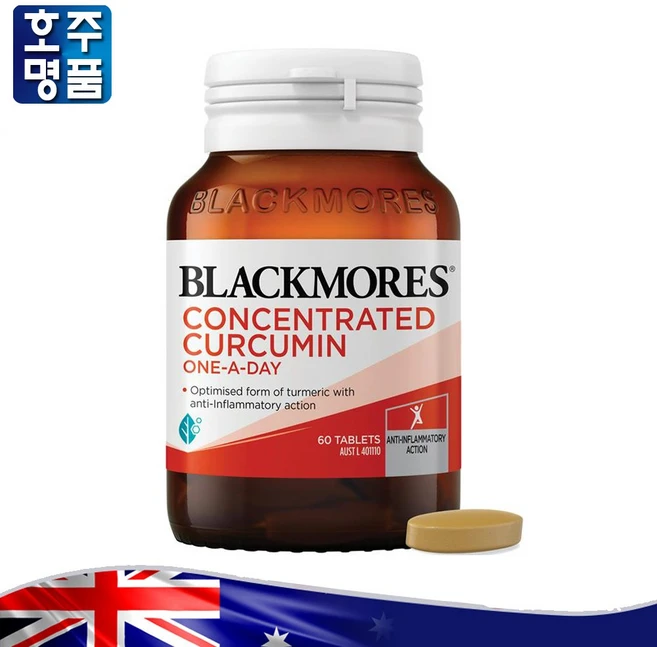 블랙모어스 커큐민 하루한개 60캡슐, 60정, 1개 - 쿠팡