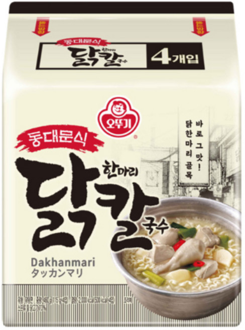 오뚜기 동대문식 닭한마리칼국수, 1팩