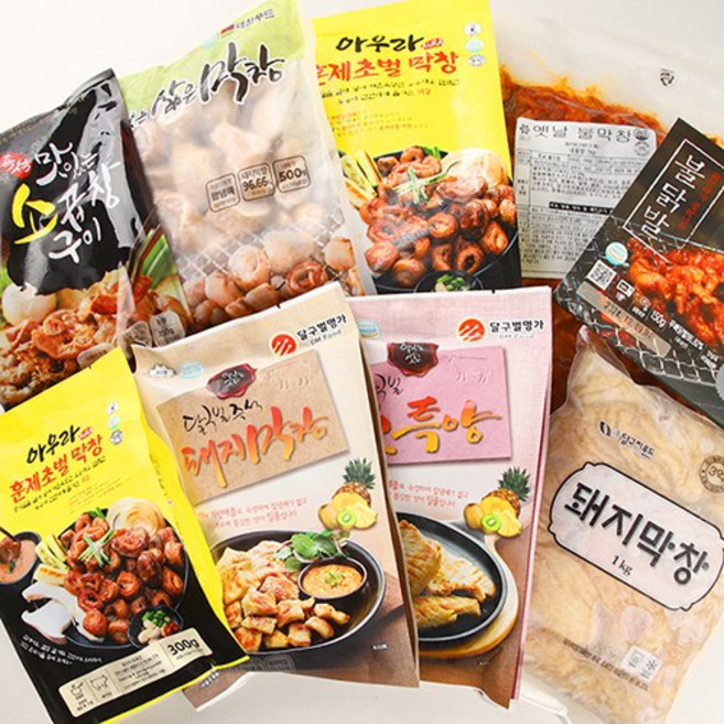 삼부자 캠핑 밀키트 바베큐 곱창 대창 막창 골라먹기 모듬세트, 1개